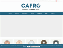 Tablet Screenshot of cafro.com